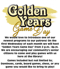 Golden Years Game Day