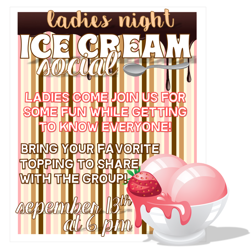 Ladies Night: Ice Cream Social Ladies Night: Ice Cream Social