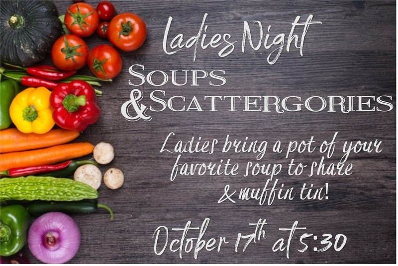 Ladies Night "Soups & Scattergories" Ladies Night "Soups & Scattergories"