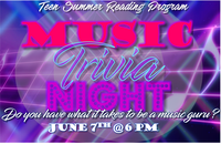 Teen Summer Reading Program: Music Trivia Night