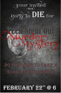 Teens Night Out- Murder Mystery