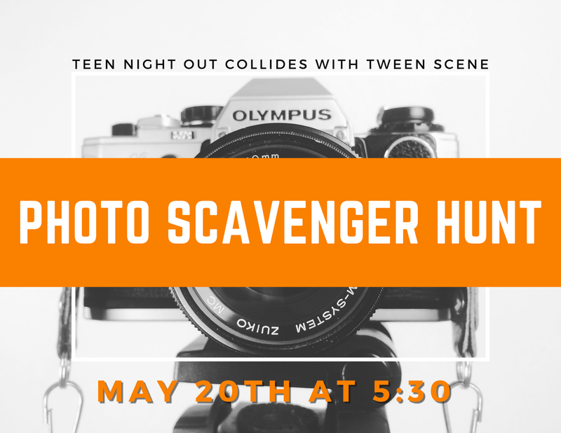 Tween and Teen Event: "Photo Scavenger Hunt" Tween and Teen Event: "Photo Scavenger Hunt"