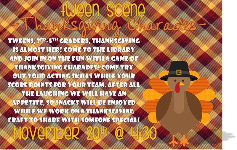 Tween Scene: Thanksgiving Charades! Tween Scene: Thanksgiving Charades!
